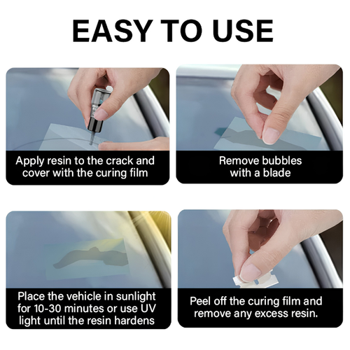 WARD GlassFix — Windshield Chip & Crack Repair Kit